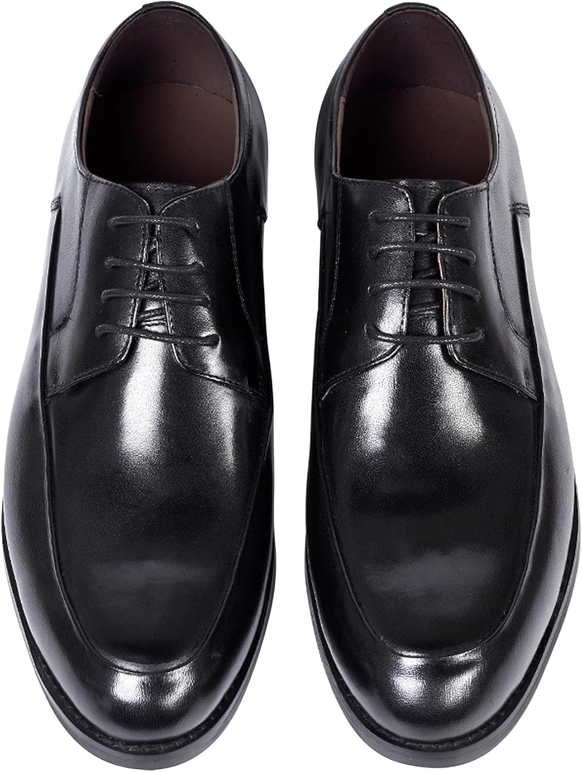 

Мужские классические туфли дерби, выполненные из натуральной кожи, цельнокроеные, для костюма. Модные мужские туфли для выпускного вечера, свадьбы, деловых и повседневных образов. Удобные оксфорды для смокинга Santimon, черный