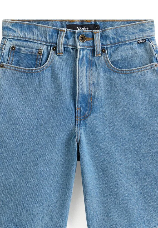 Широкие джинсовые шорты check5 Vans, Dark Blue Denim — фото 3