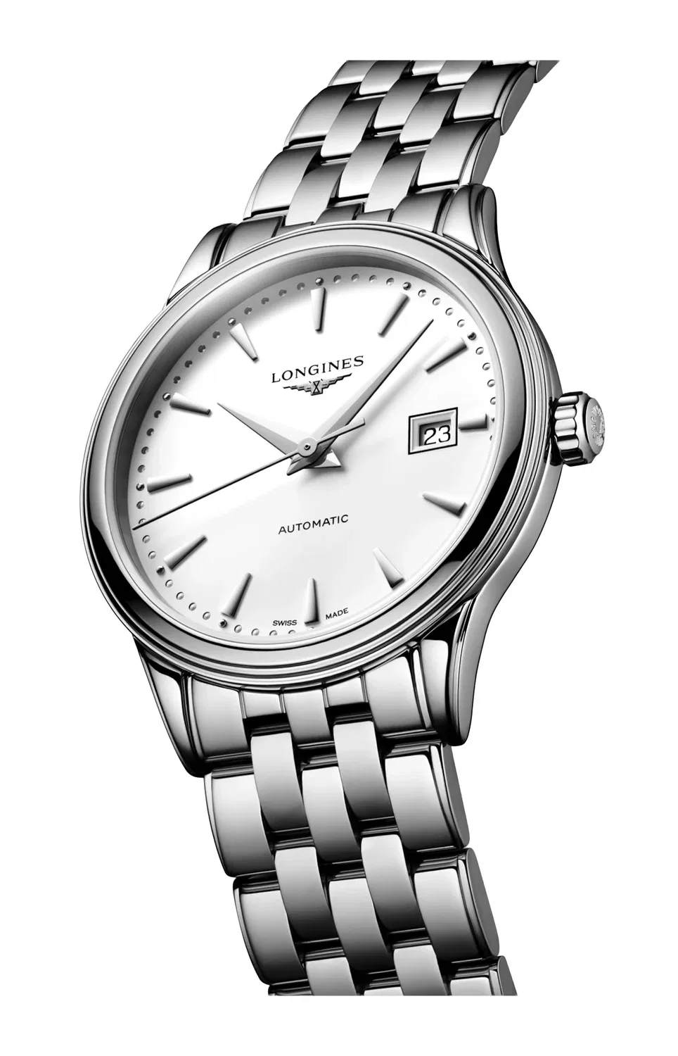 Флагманская классика - L4.374.4.18.6 LONGINES, серебряный — фото 4