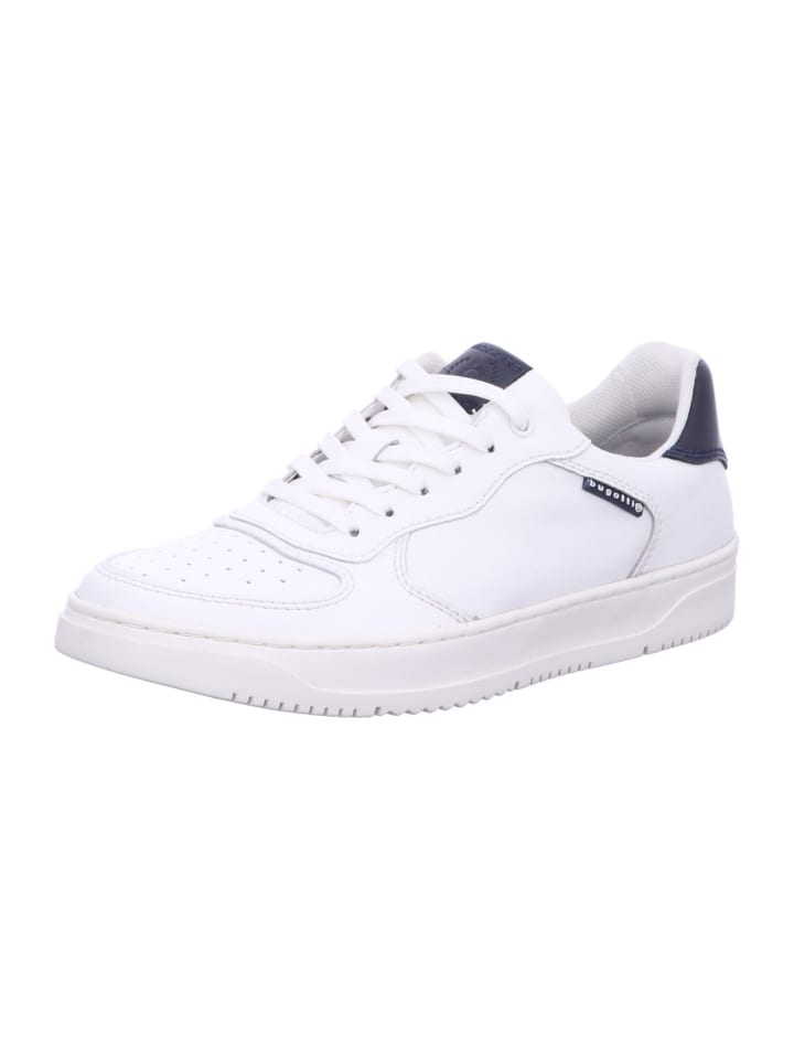 

Белые низкие кеды Bugatti