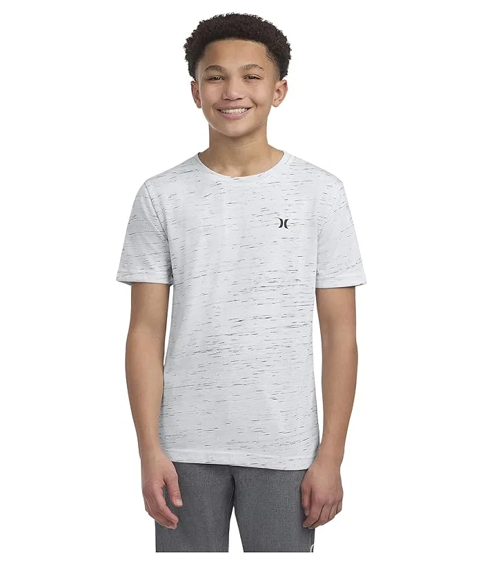 Футболка с круглым вырезом Cloud Slub Hurley Kids, Black/White