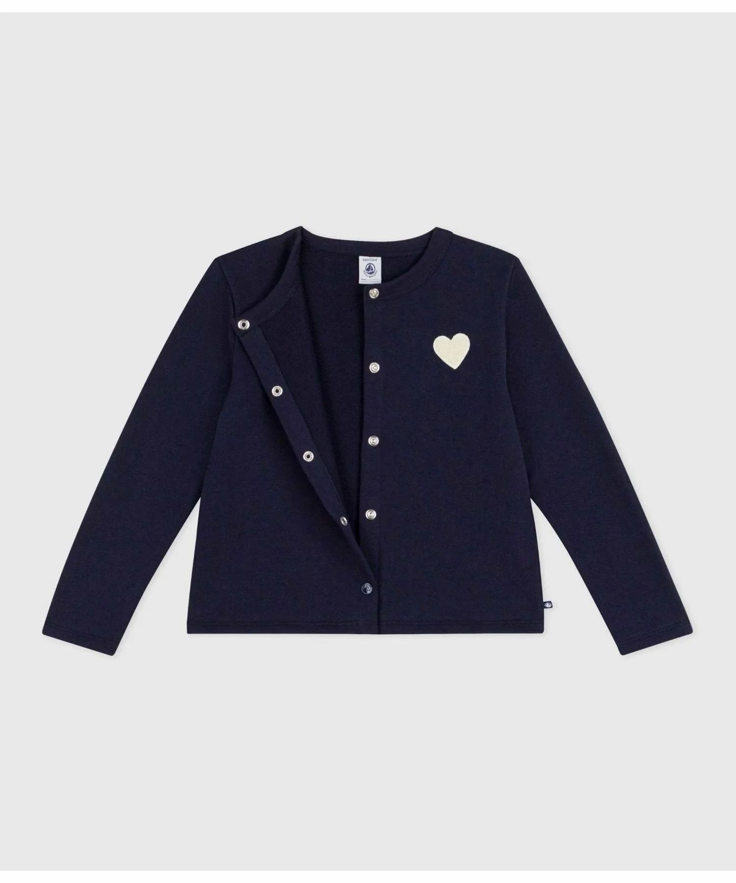 Толстовка кардиган PETIT BATEAU, Navy — фото 2