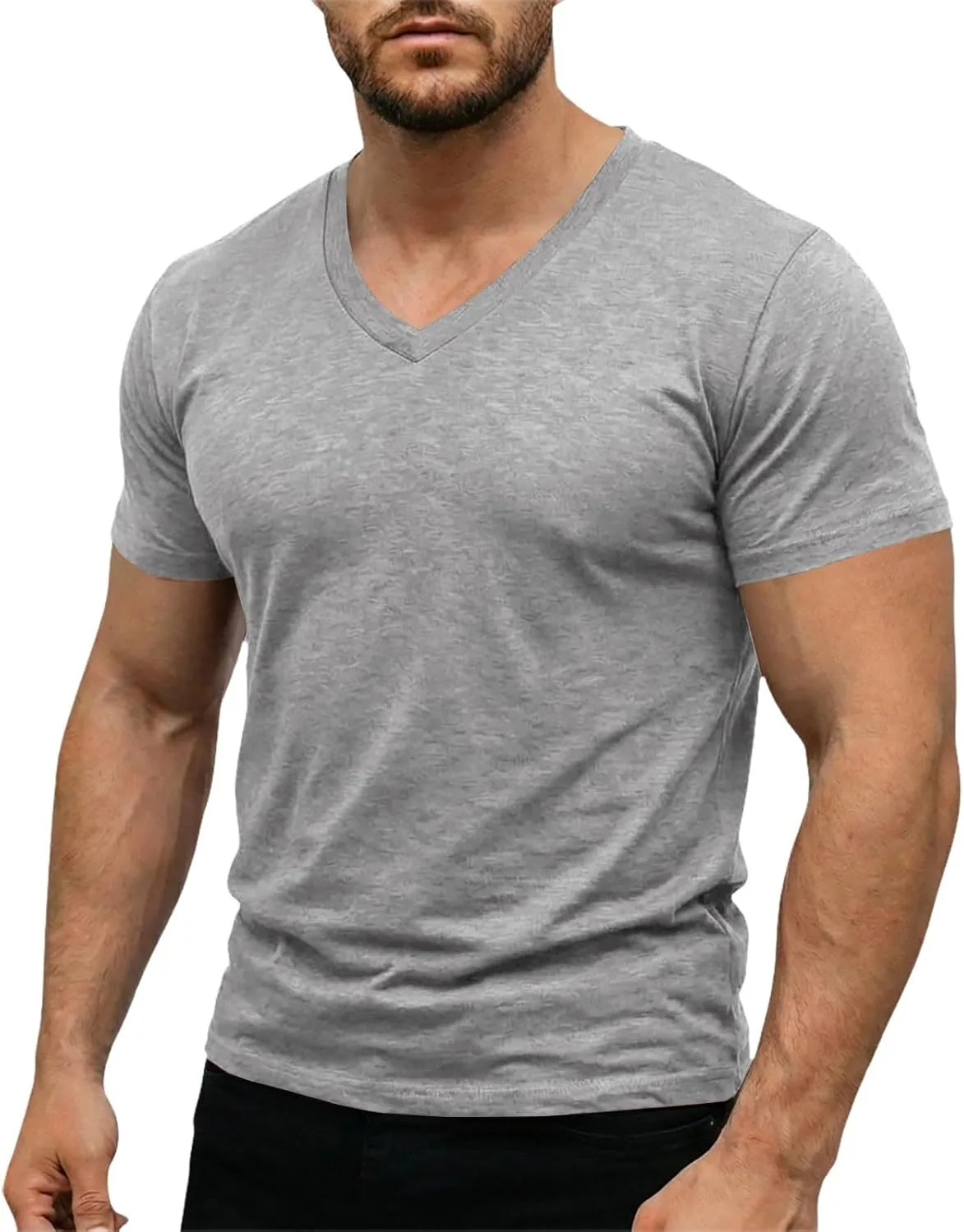 

Футболка Slim Fit V-образным вырезом для мужчин