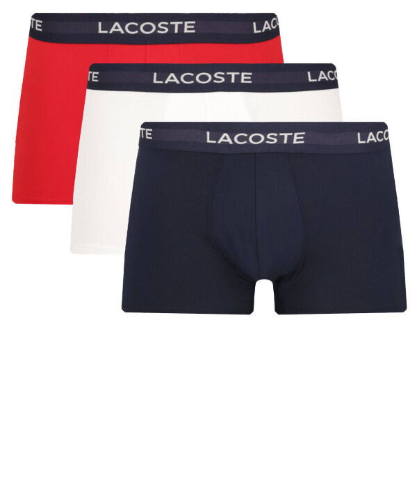 

Трусы 3 шт. Lacoste, красный