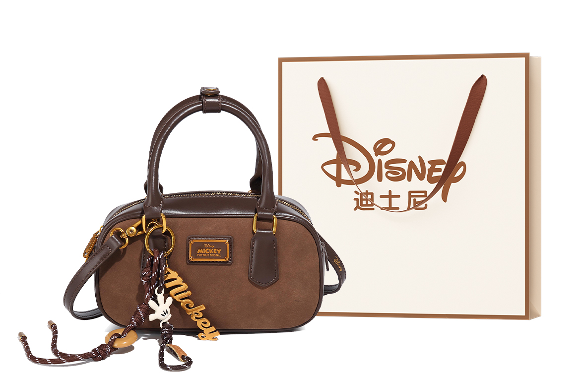 

Disney Женская кожаная сумка через плечо, Coffee+Exquisite Shopping Bag
