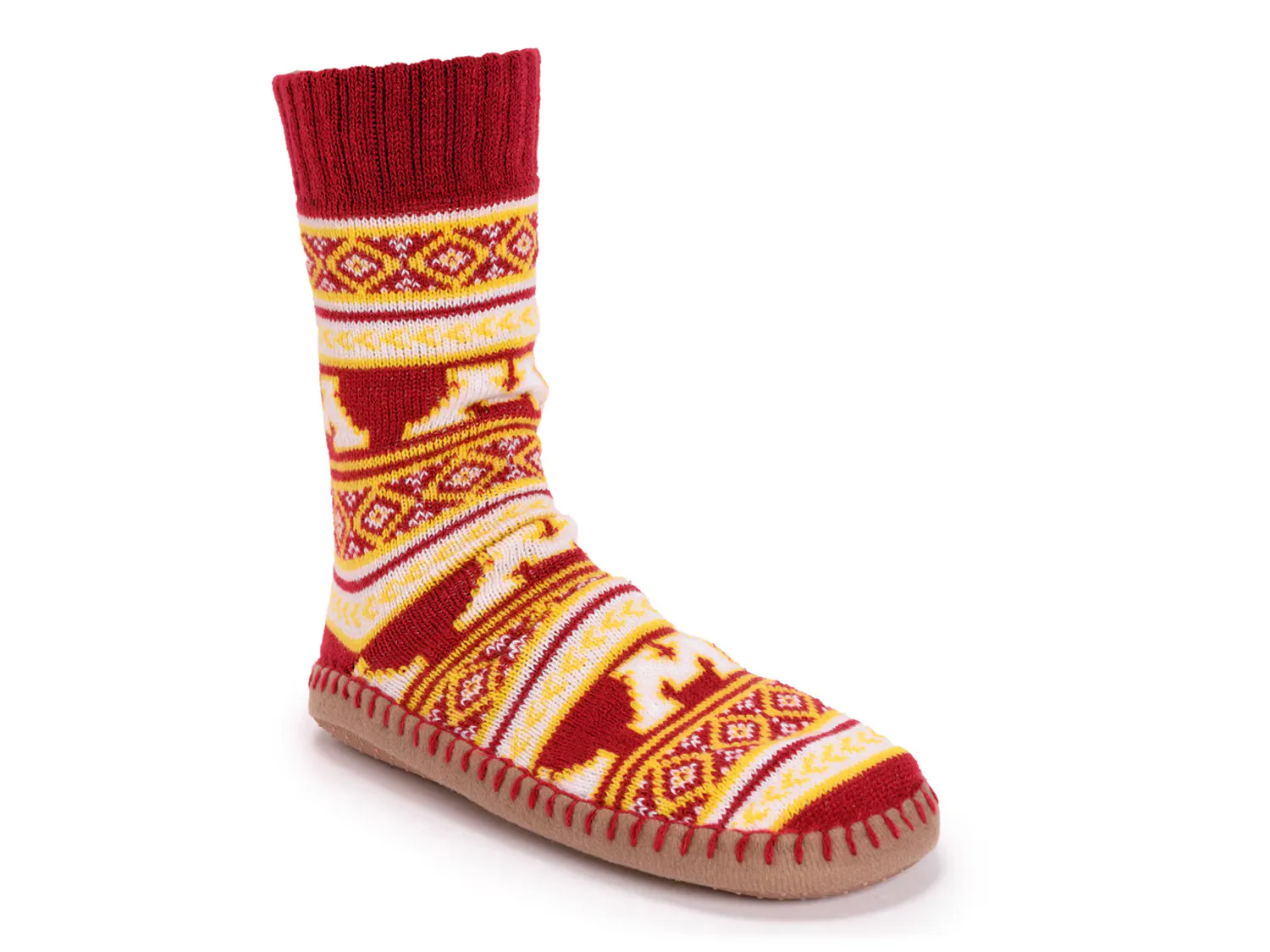 

Носки Game Day Unisex Slipper Socks Muk Luks, цвет minnesota