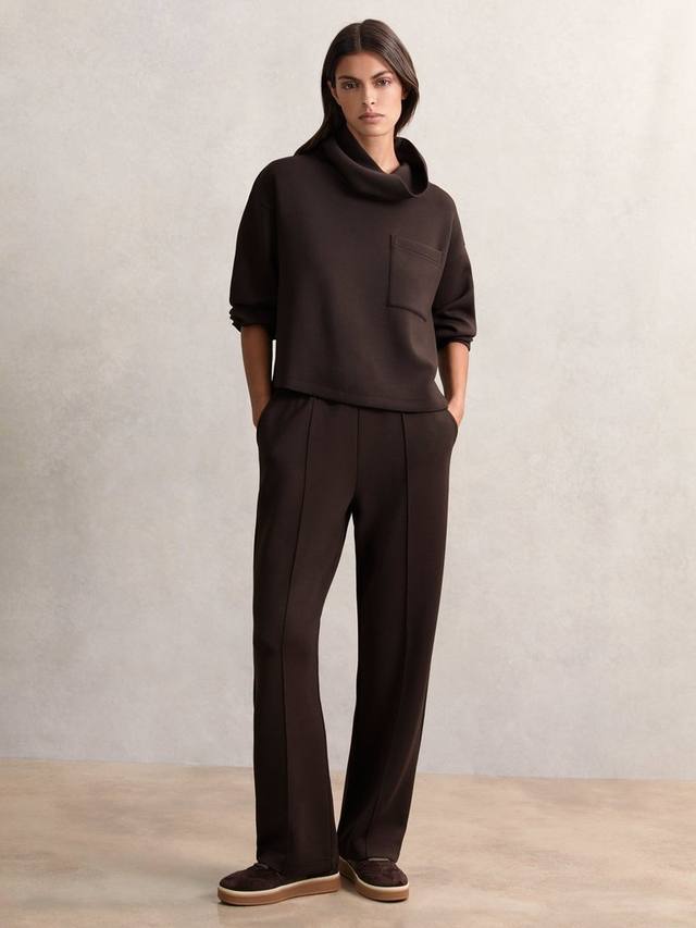 

Толстовка с капюшоном и накладным карманом Iris Reiss, Dark Chocolate Brown