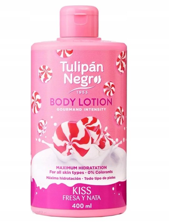 

Лосьон для тела Kiss Клубника и крем 400 мл Tulipan Negro Inna marka