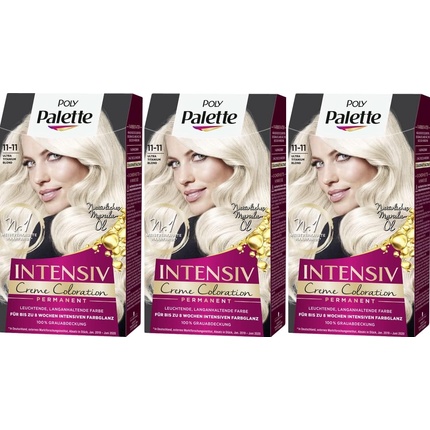 

Poly Intensive 11-11 Ультра Титановый Блондин 3 x 115 мл Palette