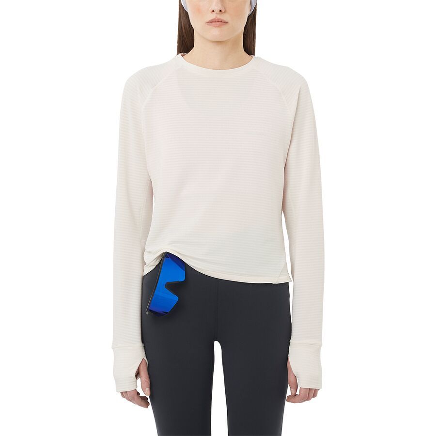 

Женская футболка Essential Lightwarm Crew Salomon Salomon, Whisper White, Белый, Женская футболка Essential Lightwarm Crew Salomon Salomon, Whisper White