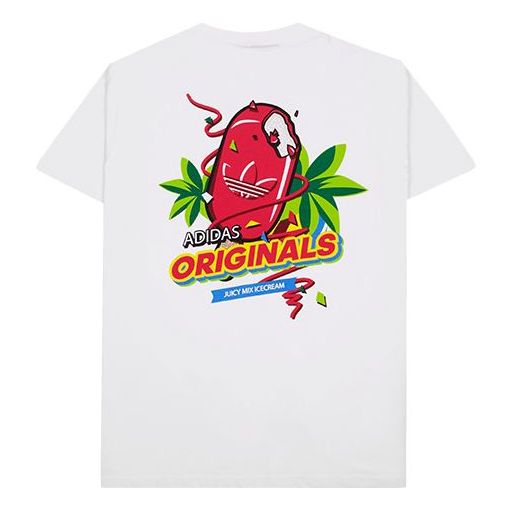 

Футболка originals bodega popsicle back printing short sleeve white Adidas, белый