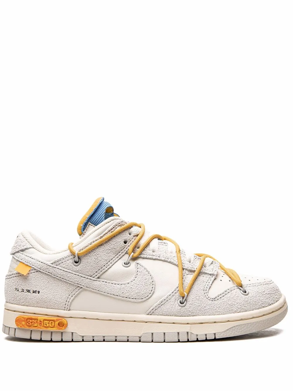 

Кроссовки Dunk Low Lot 34 of 50 из коллаборации с Off-White Nike X Off-White, нейтральный