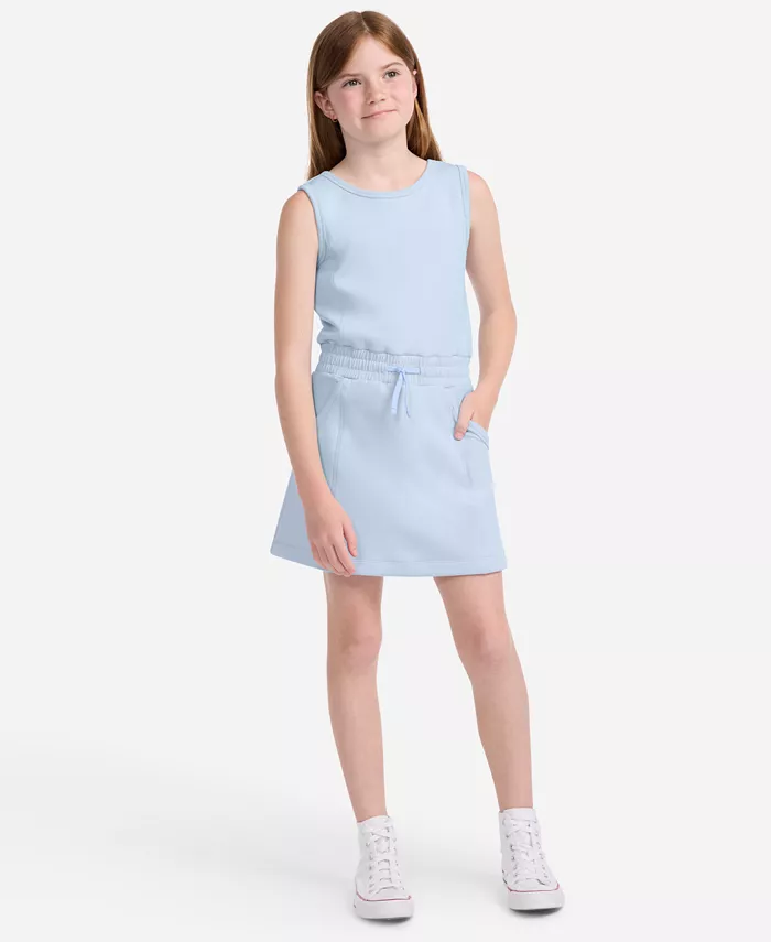 

Девчачье платье YPB с U-образным вырезом мини Abercrombie Kids, синий