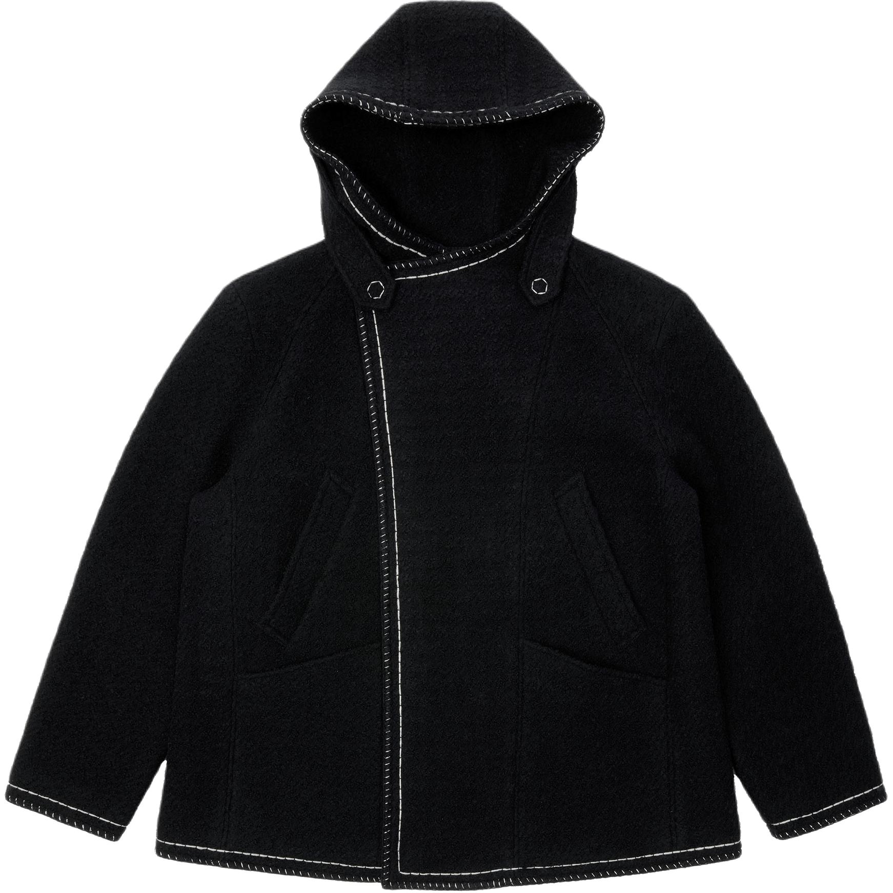 

Пальто с капюшоном и длинными рукавами Ader Error, черный