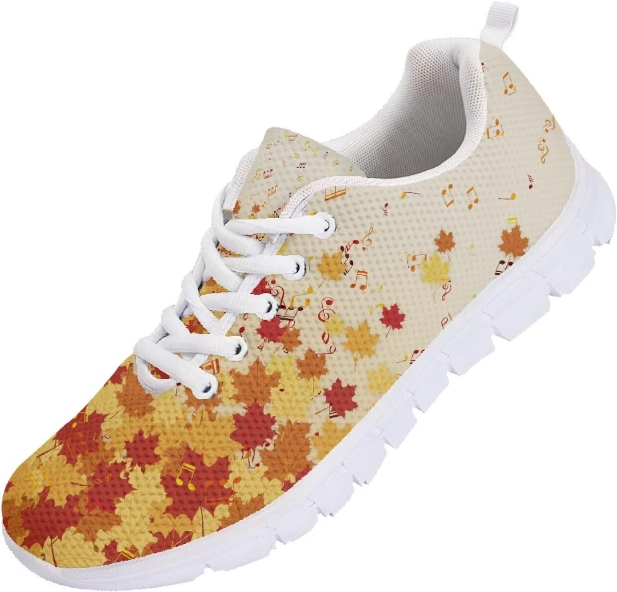 

Женские кроссовки для бега, обувь для путешествий и прогулок, мужские стильные кеды, легкие для тенниса и спортивных занятий Getelinseng, Maple Leaves