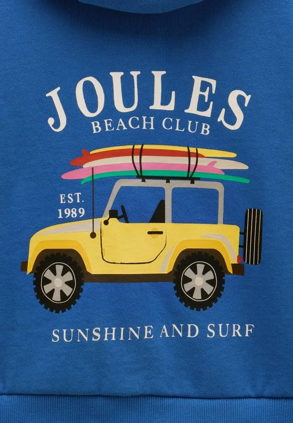 Детская толстовка rex на молнии стандартного кроя Joules, Blue — фото 2