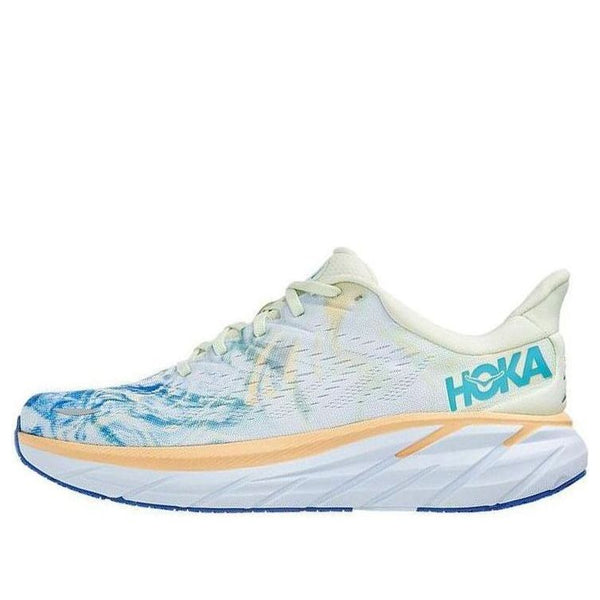 

Кроссовки clifton 8 wide 'white blue' Hoka One One, белый