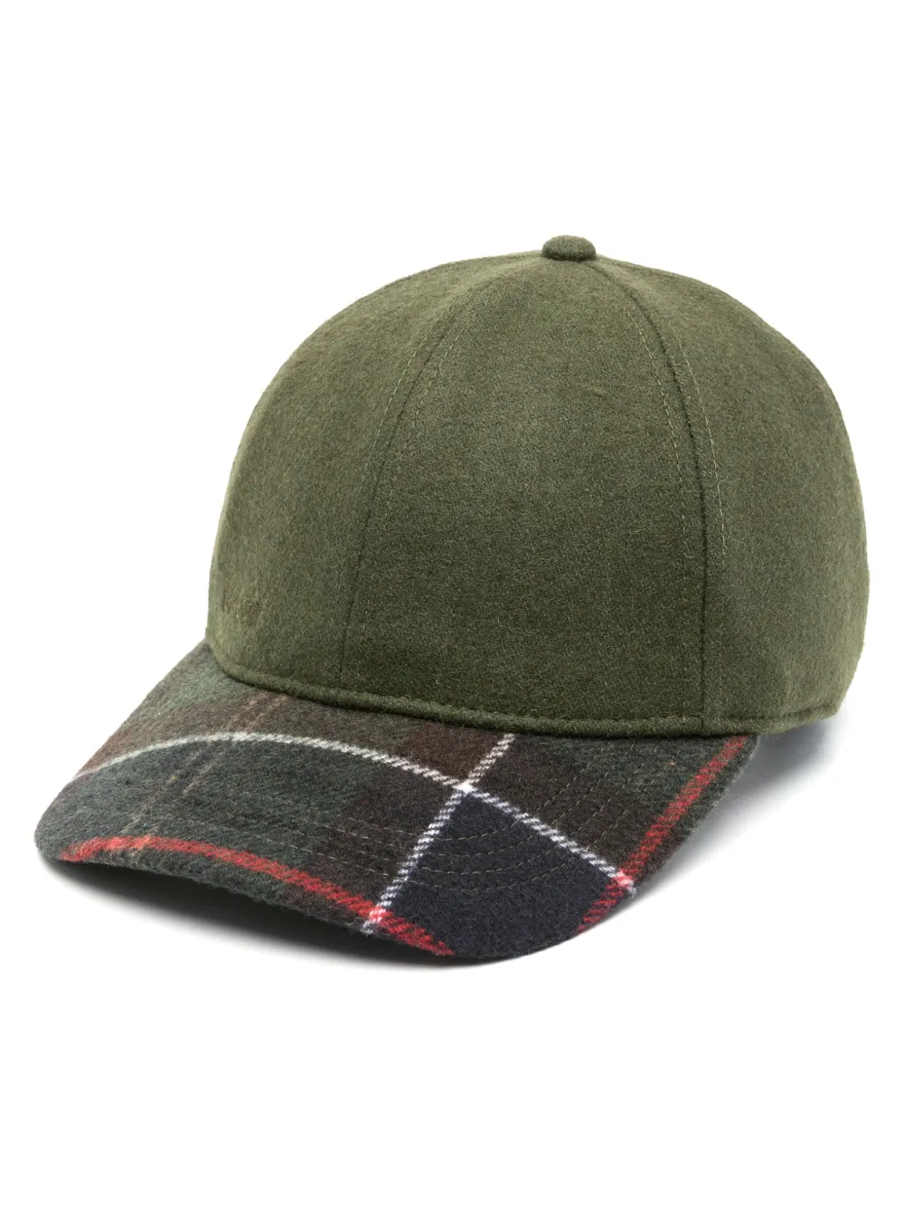 

Бейсболка в клетку Barbour, зеленый