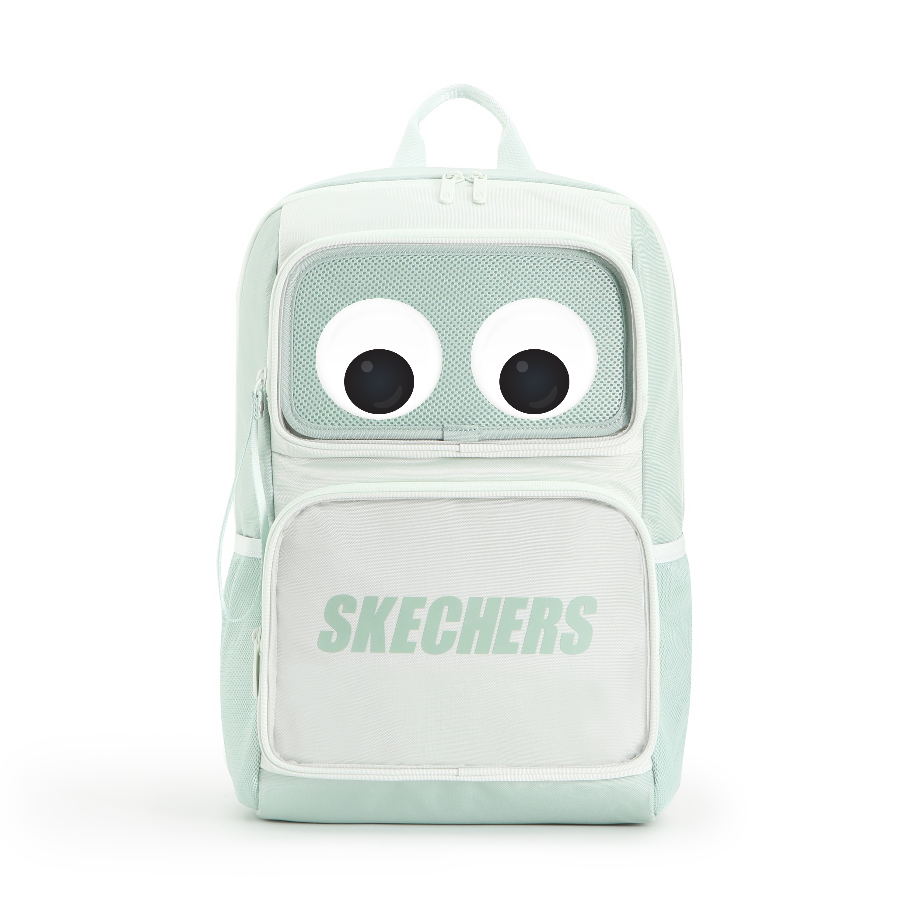 

Skechers Лёгкий рюкзак унисекс сапфирово-зелёный и прозрачно-зелёный, Royal Blue & Green & Light Green & Big Eyes Sticker