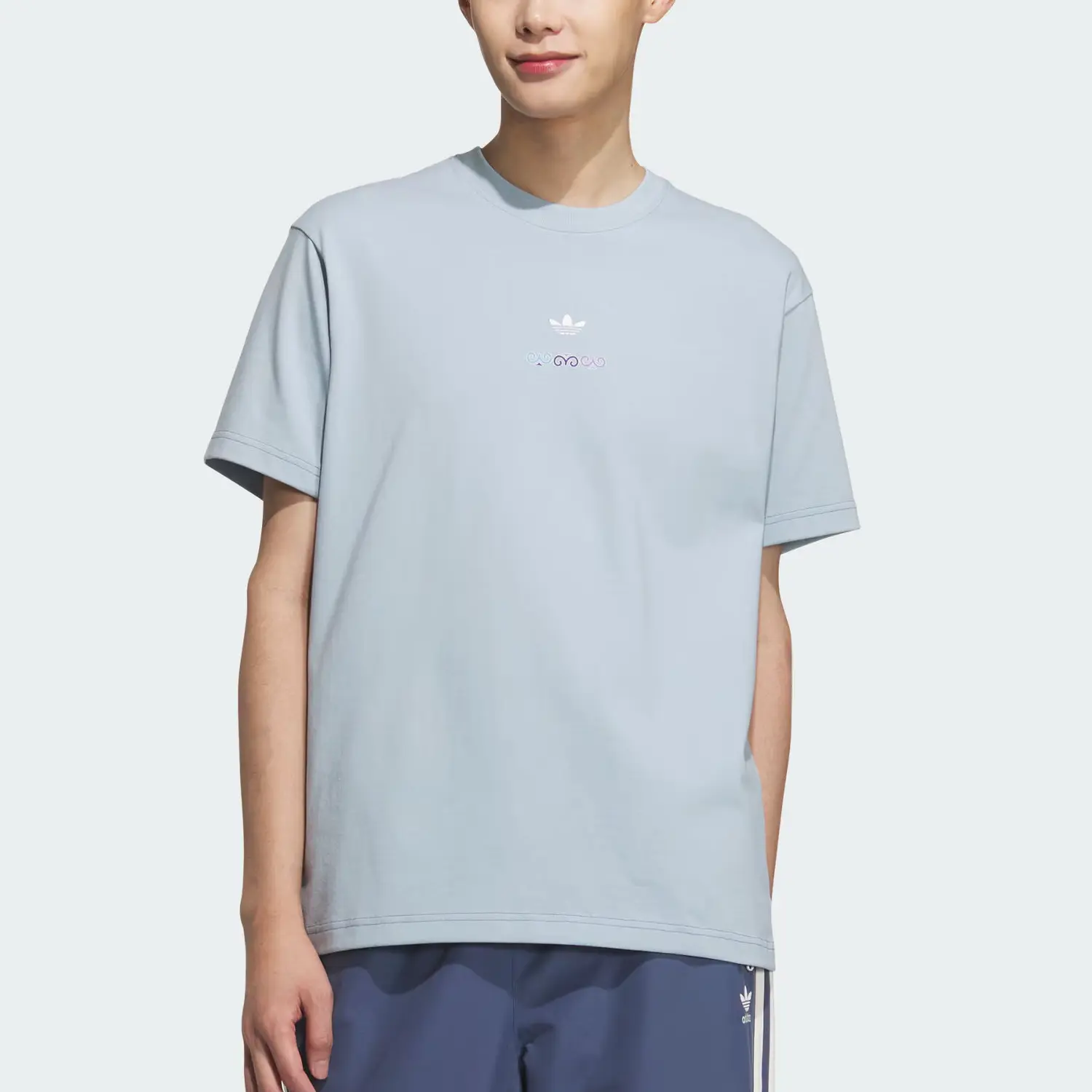 Adidas Originals Футболка с коротким рукавом Men's Blue — фото 4