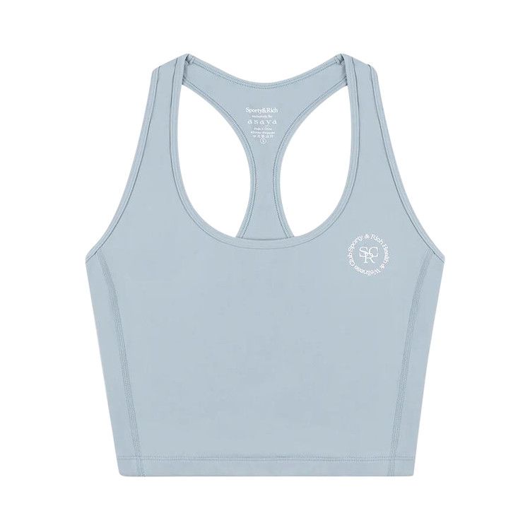

Топ Sporty & Rich SRHWC Sports Tank, Blue/White