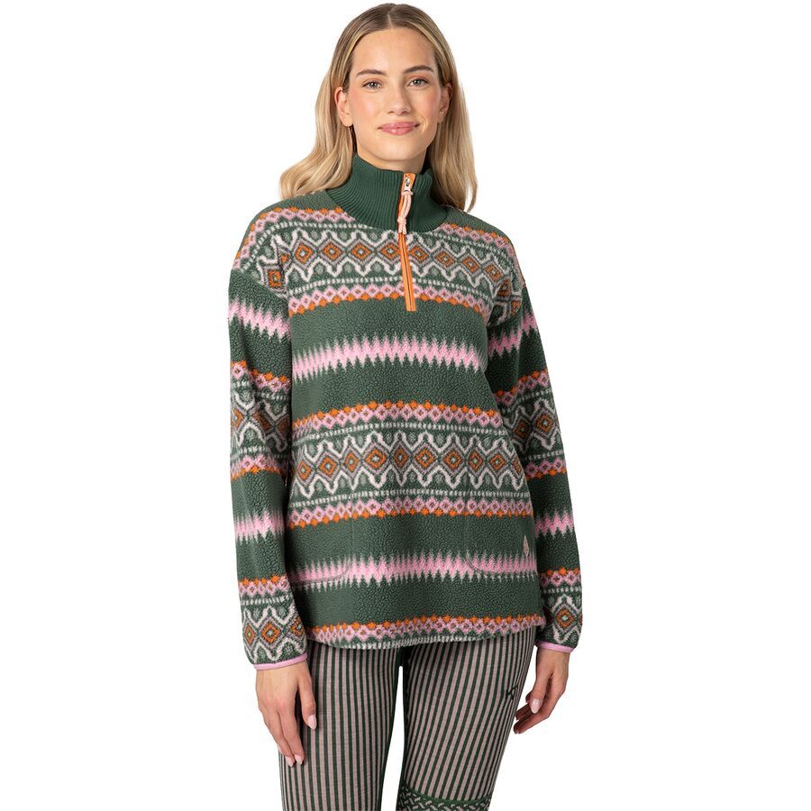 

Женская футболка-полузащита Ruthie Midlayer с застежкой-молнией до середины груди Kari Traa Kari Traa, Thyme