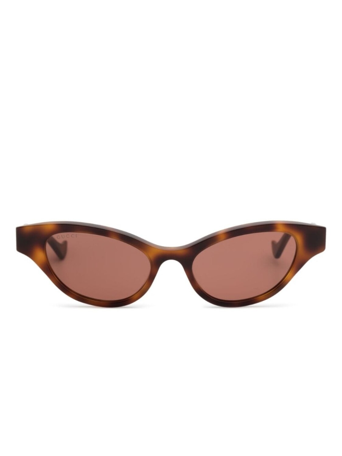 

Солнцезащитные очки в оправе 'кошачий глаз' с логотипом Gucci Eyewear, коричневый