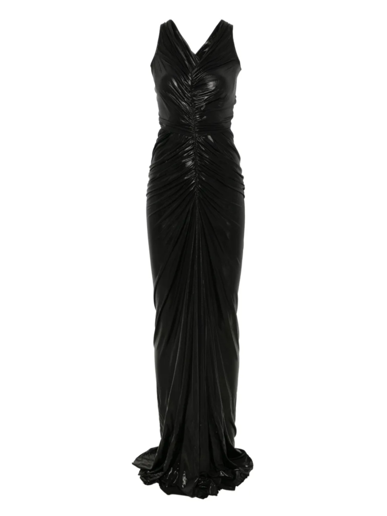 

Платье макси цвета мака Rick Owens Lilies, черный