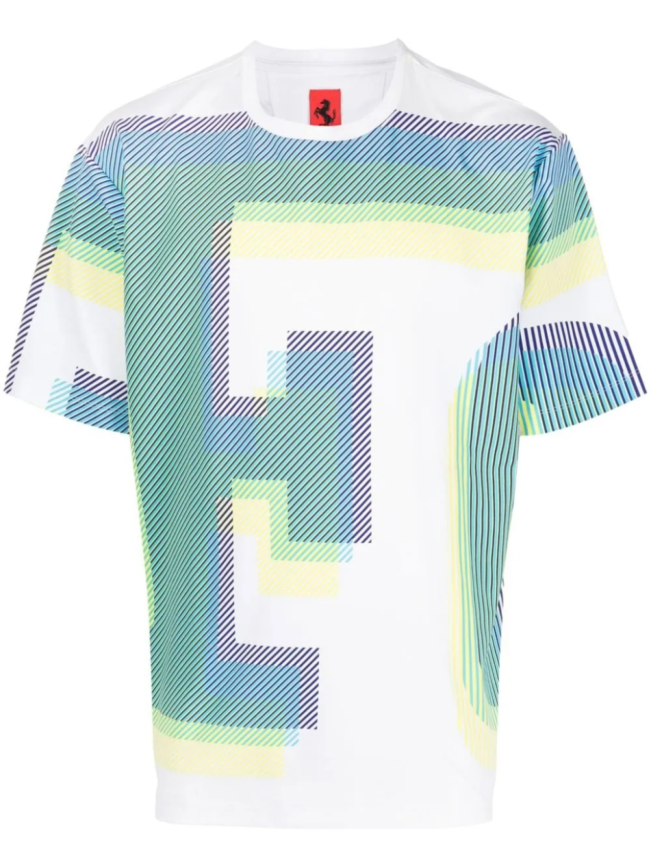 

Ferrari футболка с принтом, белый