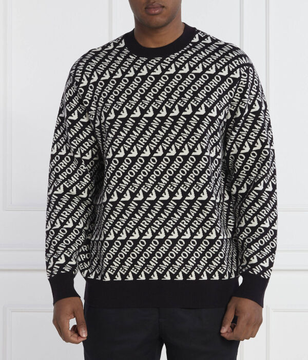 

Свитер-Пуловер Regular fit Emporio Armani, черный