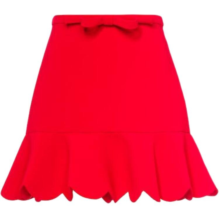 

Юбка повседневная женская красная Miu Miu
