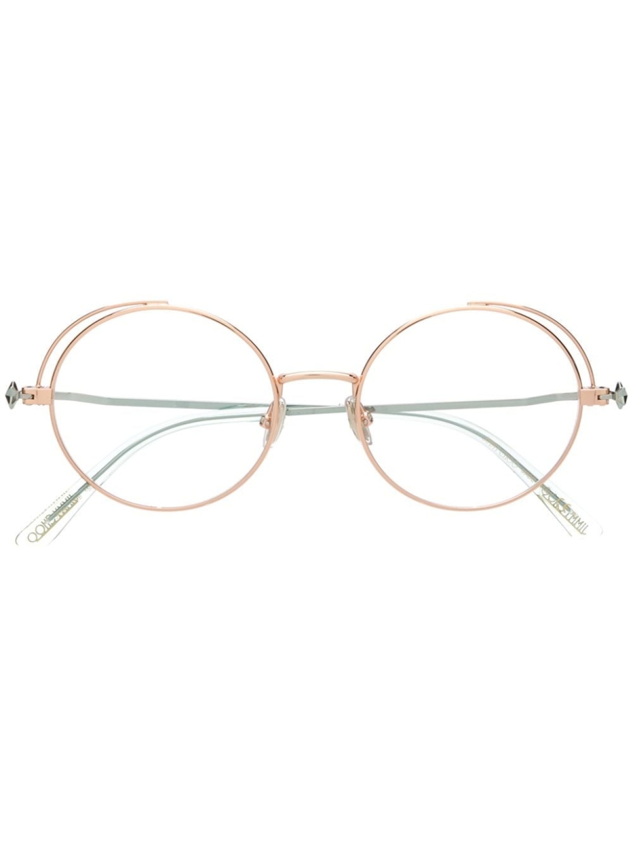 

Jimmy Choo Eyewear очки Sun в круглой оправе, золотистый