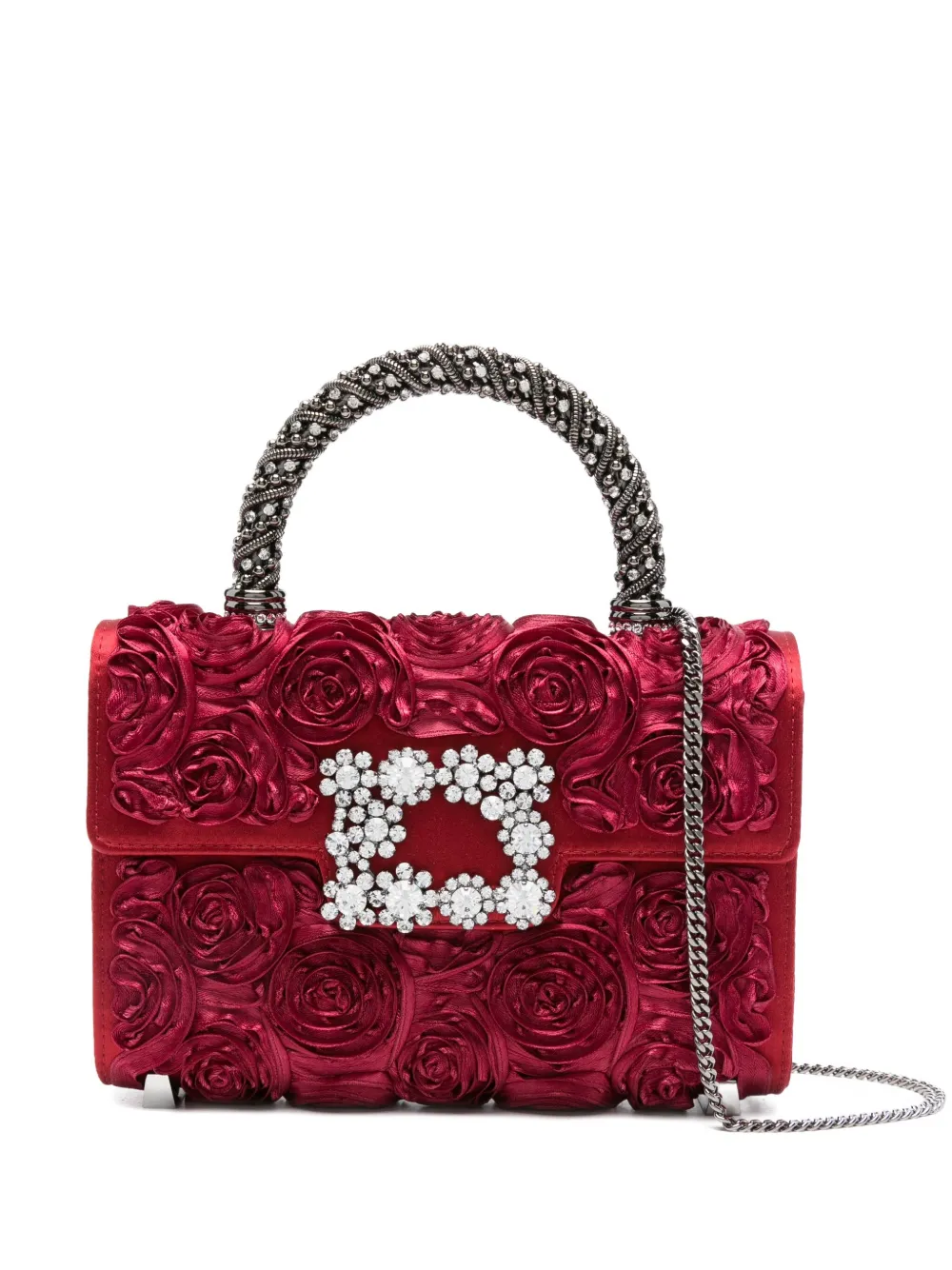

Декорированная сумка-тоут Roger Vivier, красный