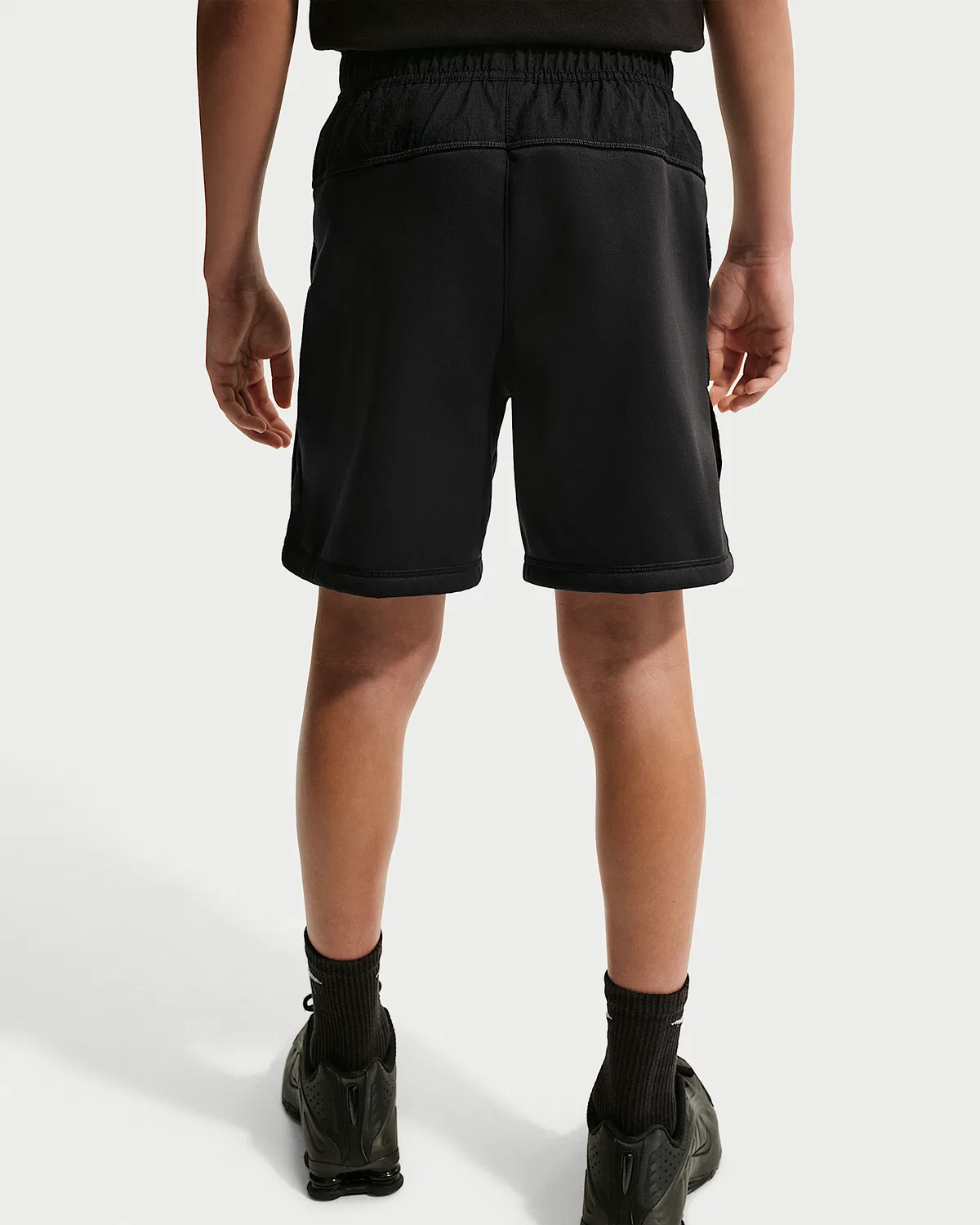 Детские шорты Nike Sportswear City Utility, Black/Black/Turf Orange — фото 3