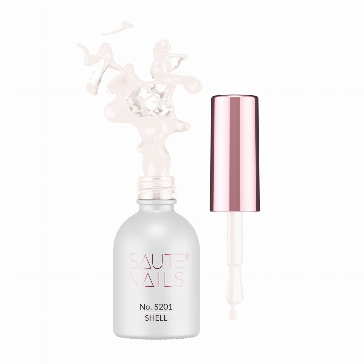 

Saute Nails, Гибридный лак для ногтей S201 Shell, 8 мл