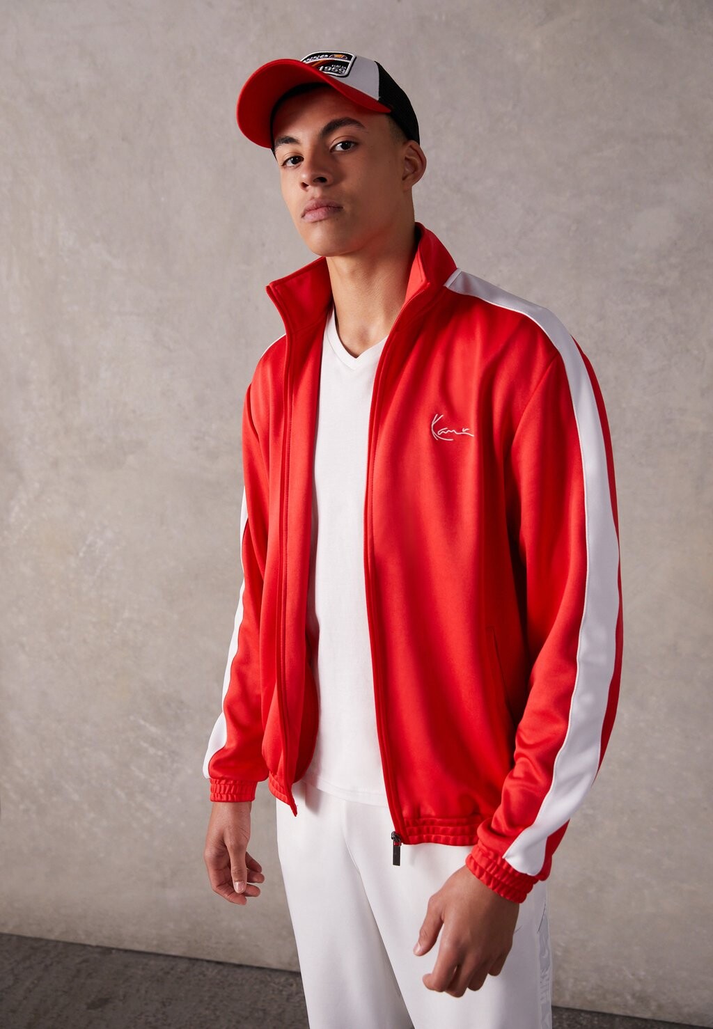

Спортивная куртка CHEST SIGNATURE TRACKJACKET Karl Kani, красный