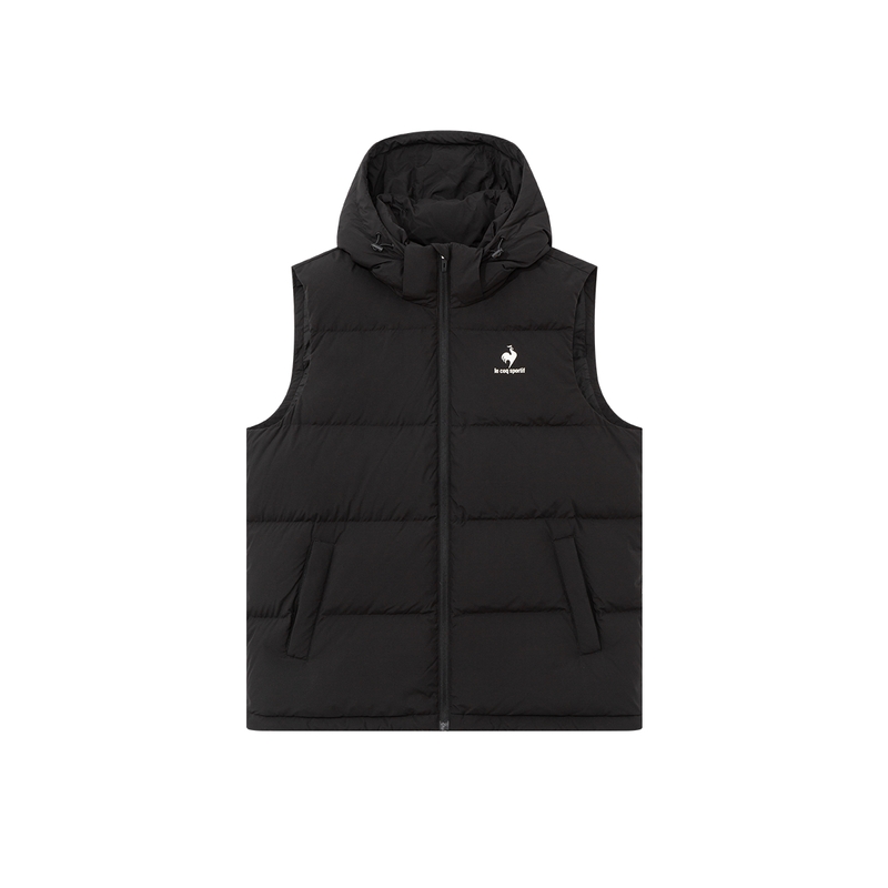 

Le Coq Sportif Пуховая жилетка унисекс черная, Black