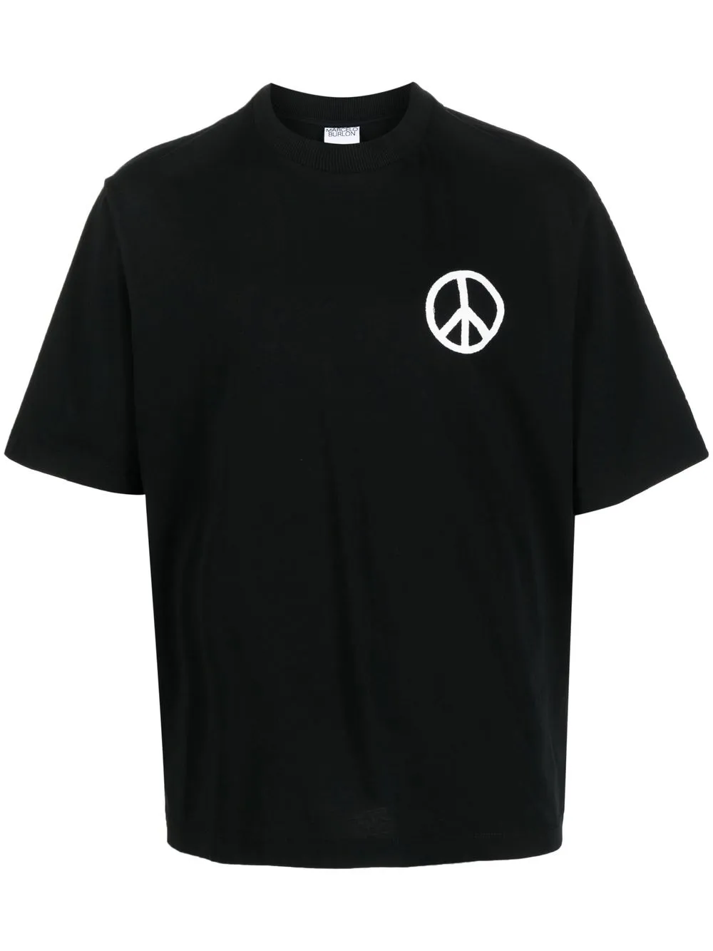 

Футболка с логотипом Marcelo Burlon County of Milan, черный