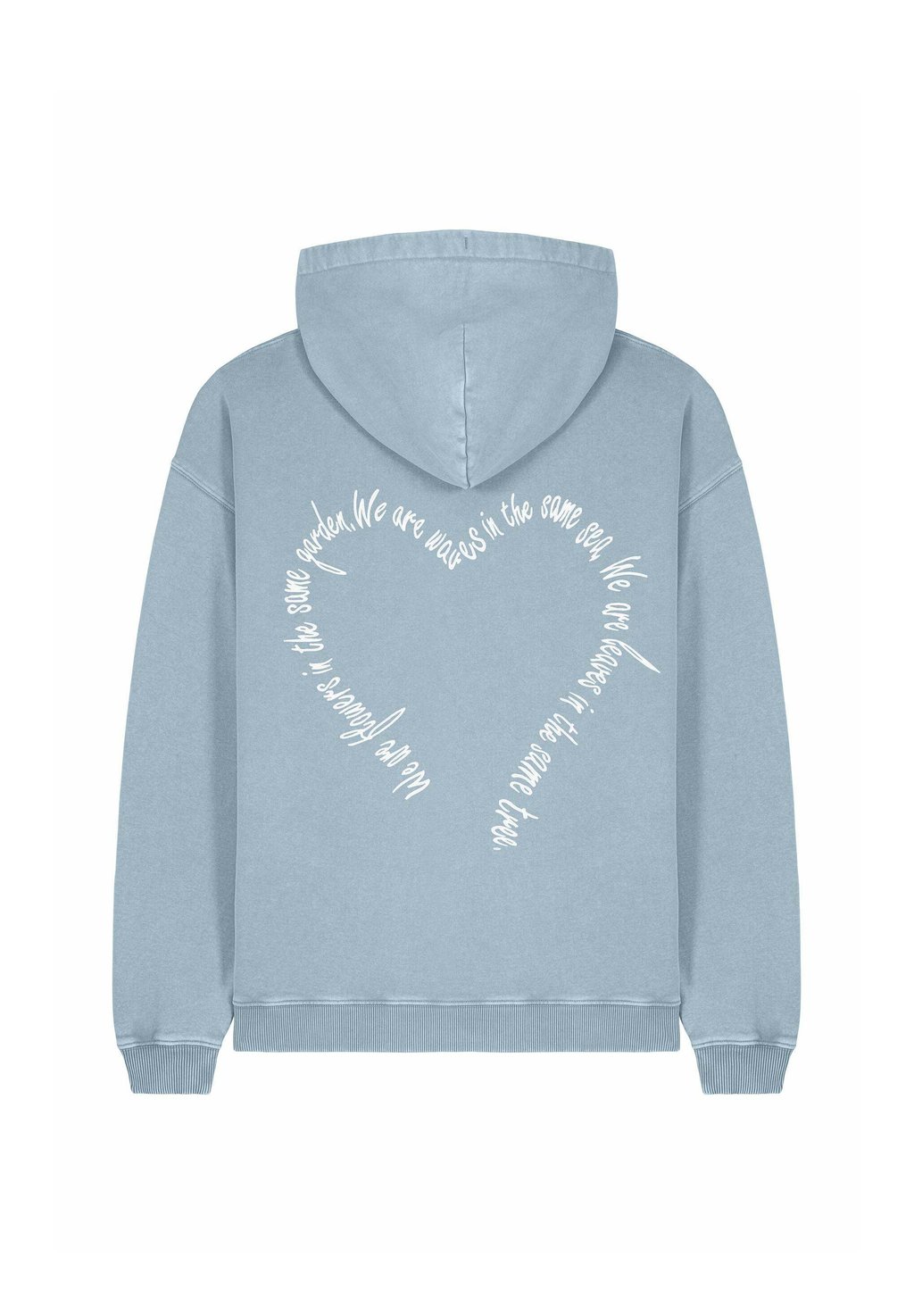 

Толстовка FLOWERS BACK EMBROIDERY UNISEX VINTAGE - Hoodie Mira Paris, сине-серый