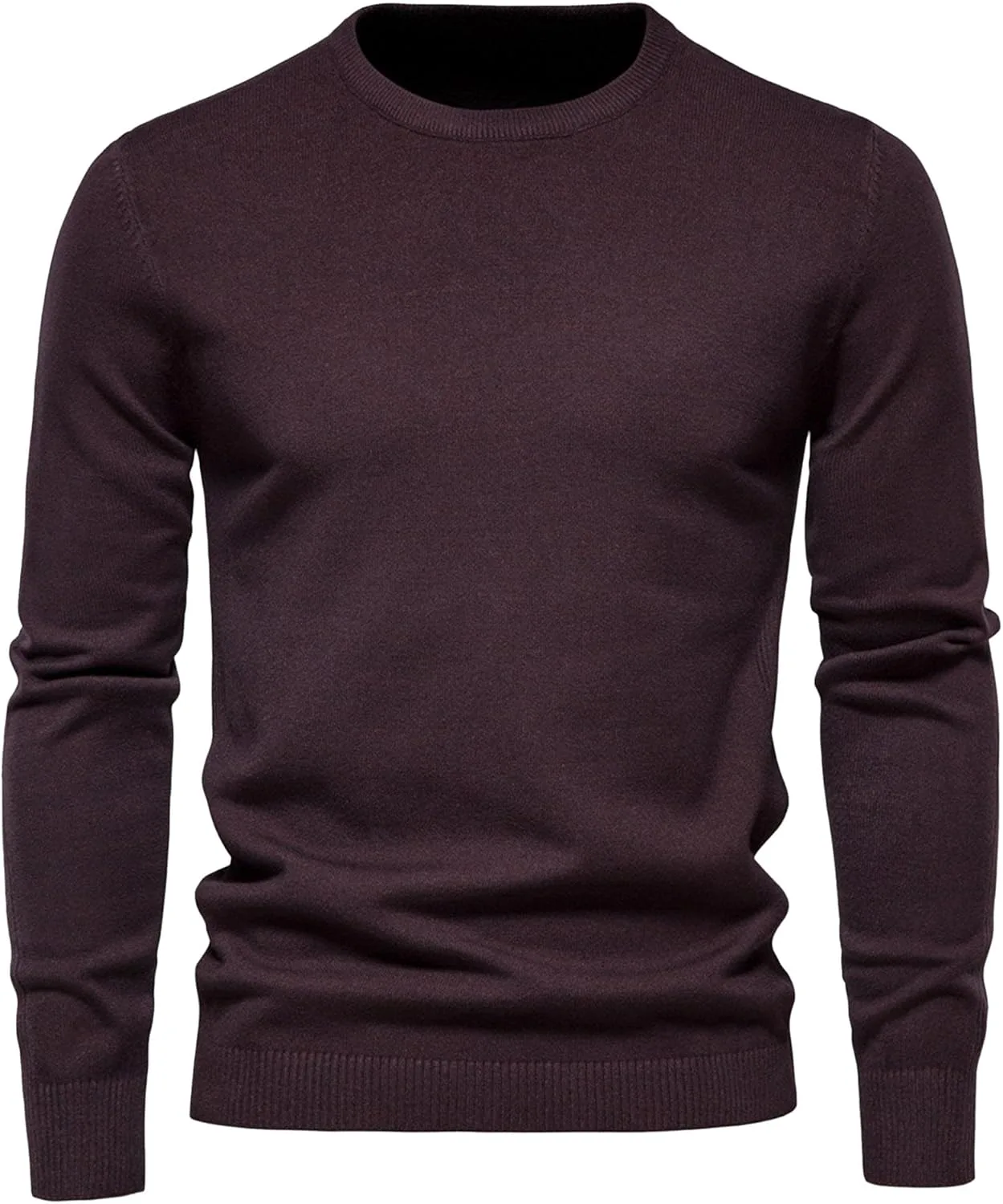 

Мужской свитер-пуловер Slim Fit легкий с длинными рукавами QOAAIE