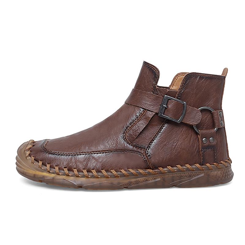 

Green feet Мужские полусапожки черные/светло-коричневые/темно-коричневые - темно-коричневые, цвет Dark Brown