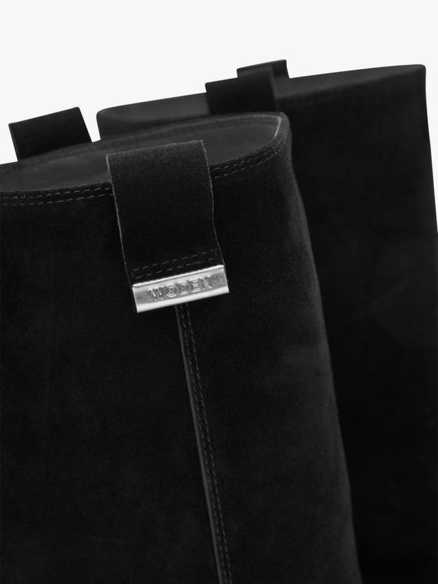 Ботинки Lea из замши с добавлением телячьей кожи WODEN SHOE THE BEAR, Black — фото 3