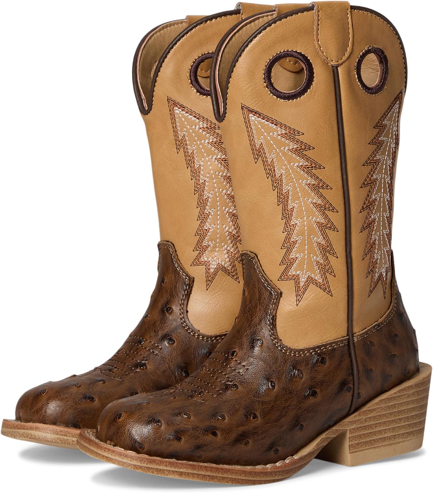 

Ботинки Roper Kids Walker Bumps, Brown Faux Ostrich Vamp