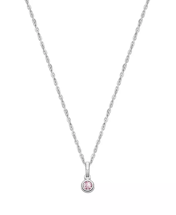 

Детское колье из стерлингового серебра с камнями по знаку зодиака для девочек, 12-14 дюймов Tiny Blessings, june