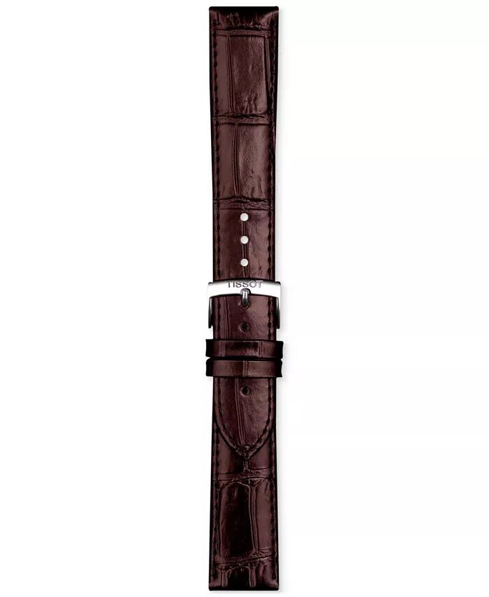 

Официальный сменный коричневый кожаный ремешок для часов Tissot