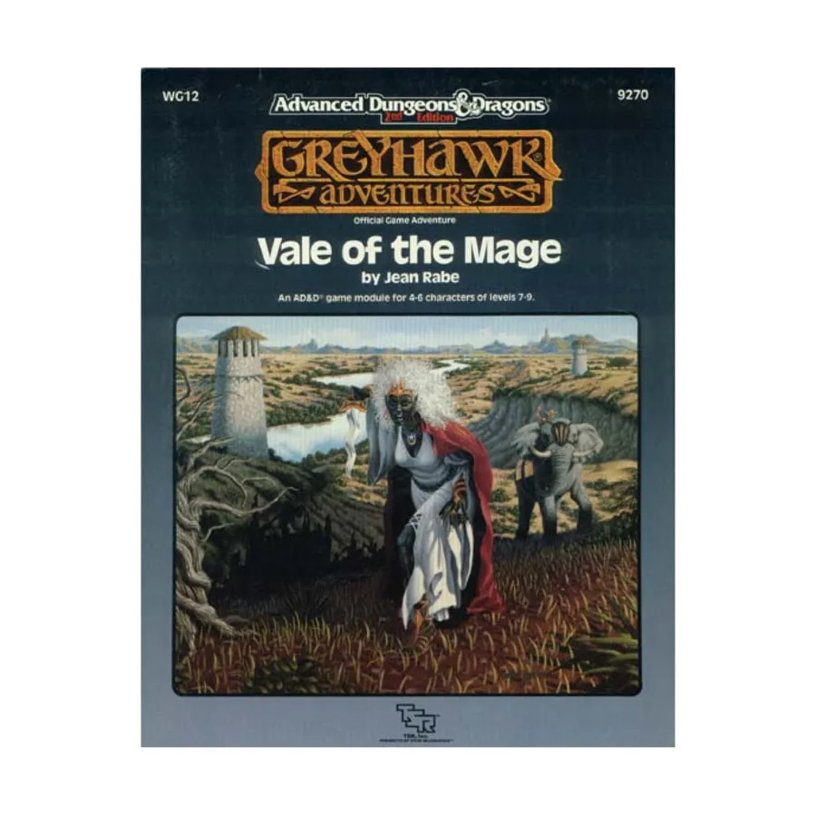 

Модуль Vale of the Mage, Greyhawk (TSR)