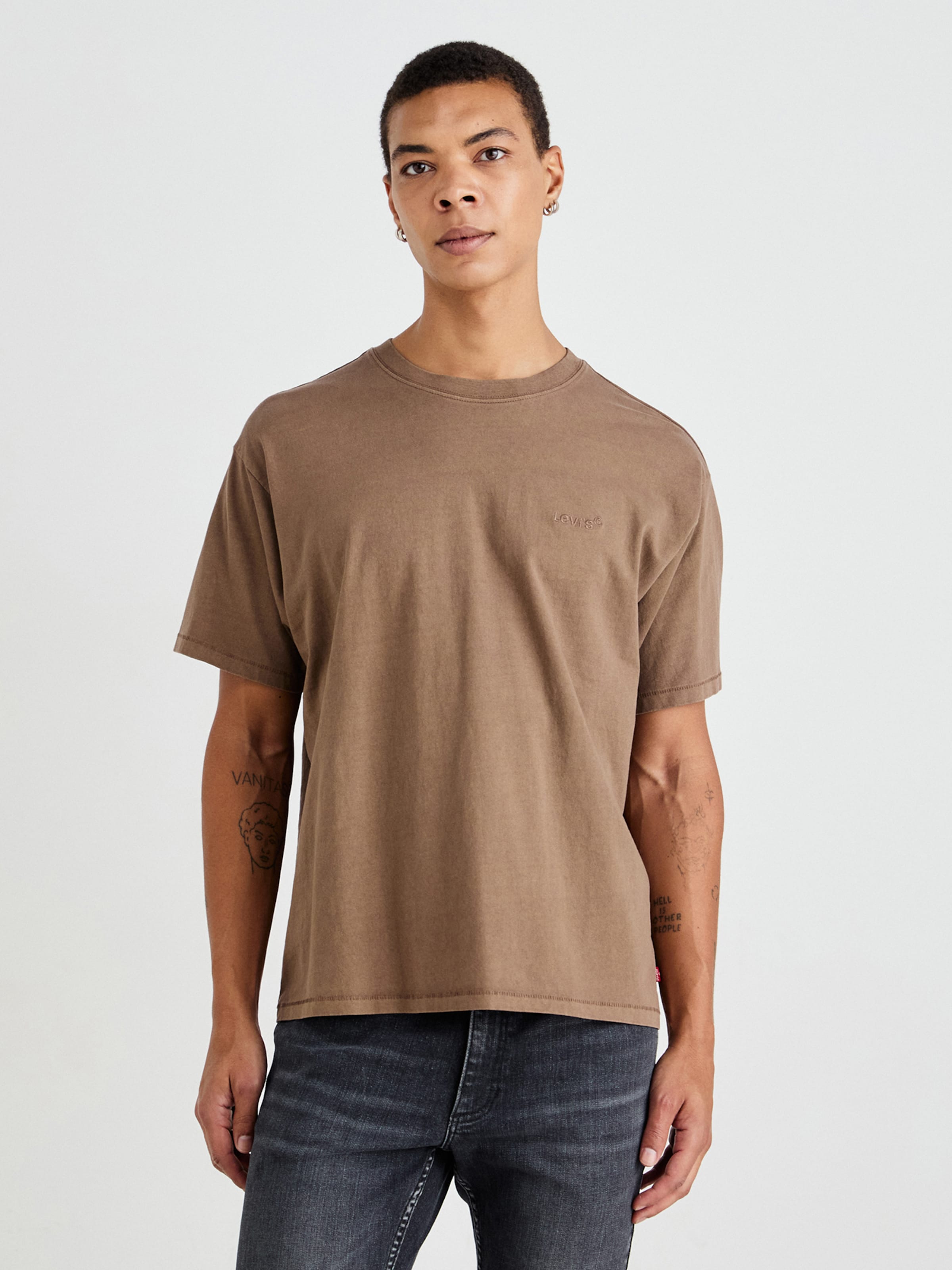 LEVI'S  Футболка в светло-коричневом цвете — фото 3