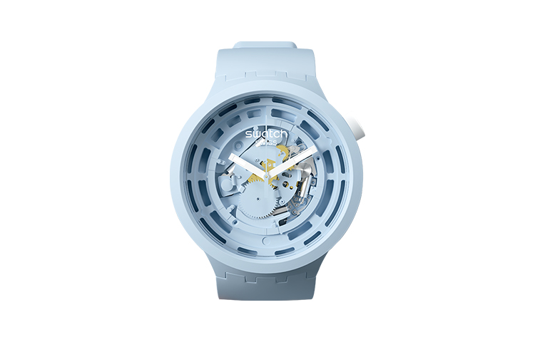 

SWATCH Часы Unisex 47mm Blue Watch SB03N100, Blue Dial
