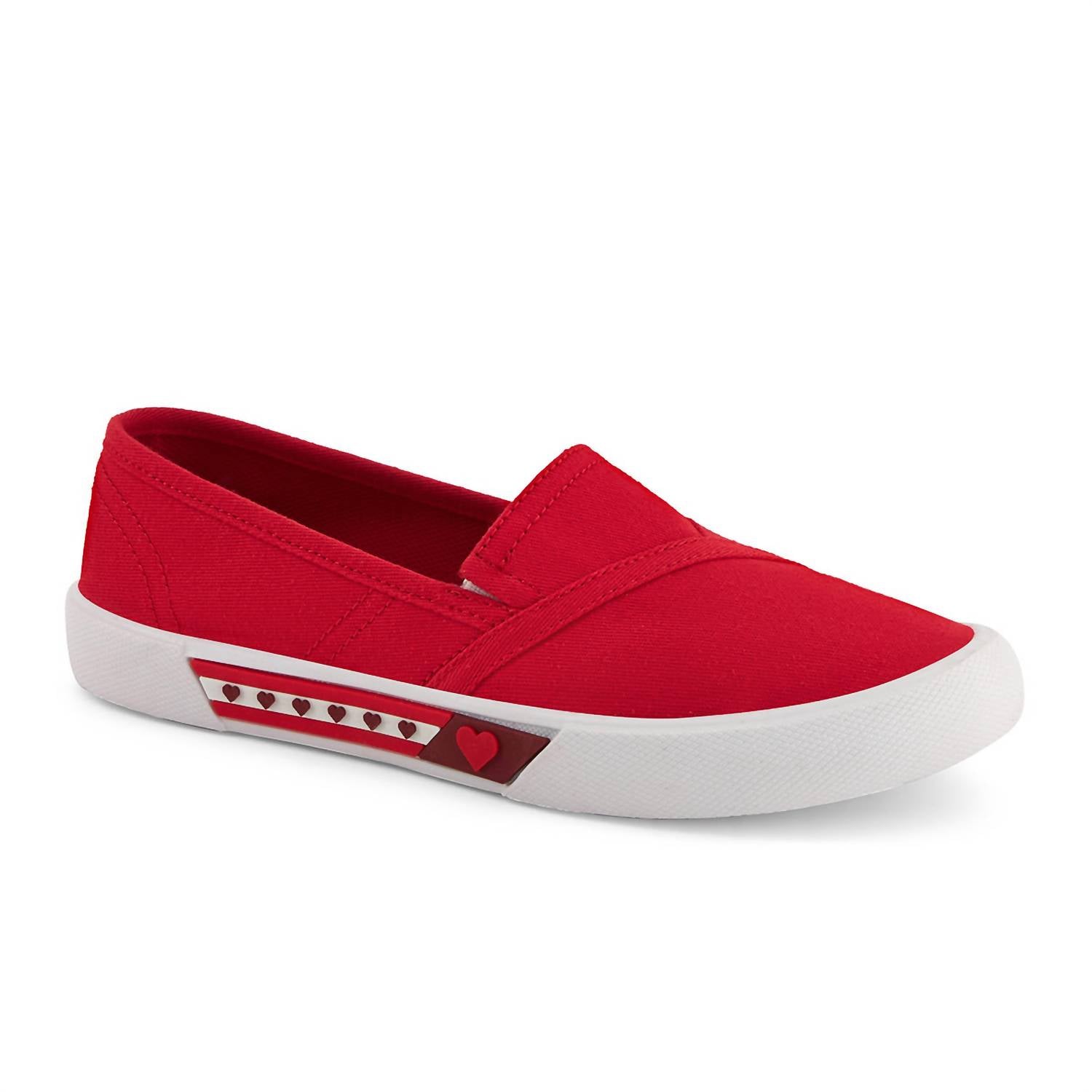 Женские холщовые балетки Hearts In Red Andrea