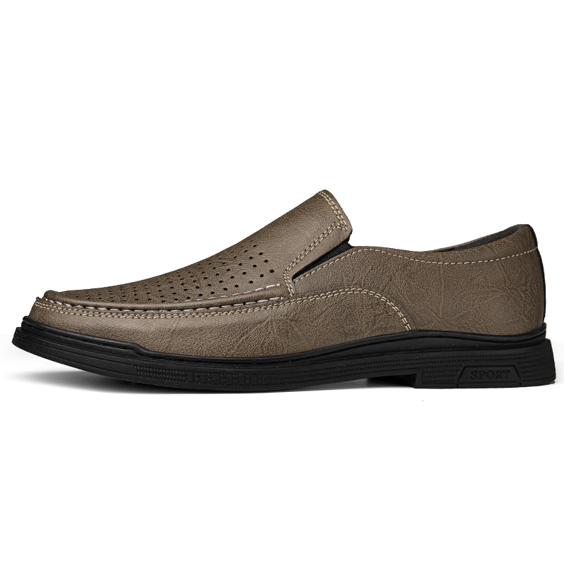 

PAIBLOKS Мужские повседневные туфли Мужские - Перфорированные хаки, цвет Khaki-Perforated